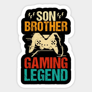 Son Brother Gaming Legend Sticker